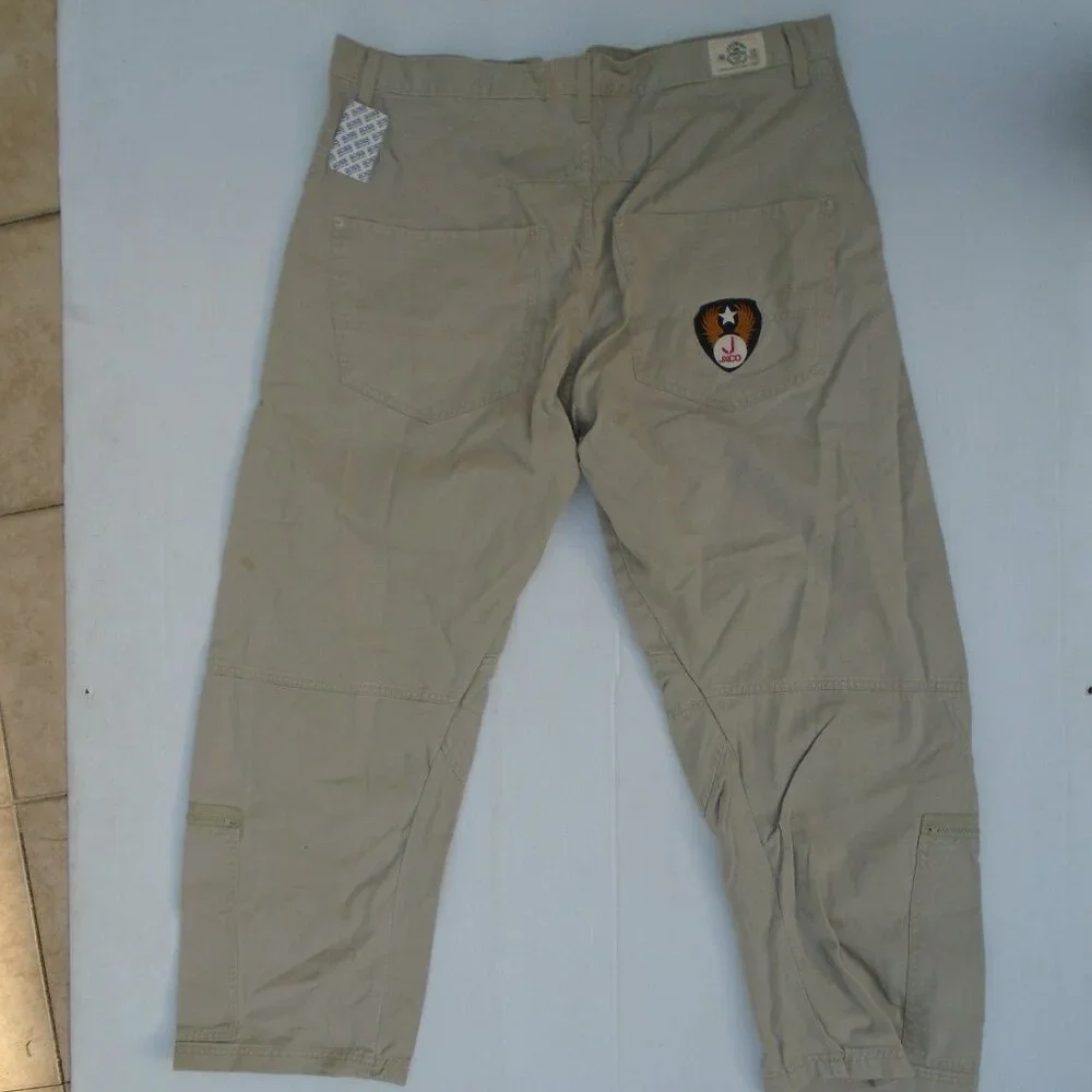 Vintage JNCO Jeans Wide Legs Jeans Pants Mens Size 40W x 30L Beige NWT - Picture 1 of 6
